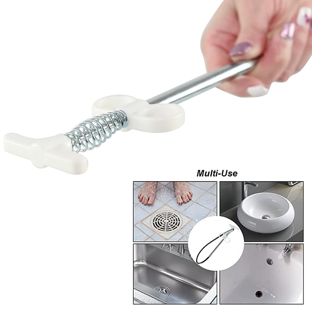 Drain Cleaner Tool – 90cm Clog Remover – view 7