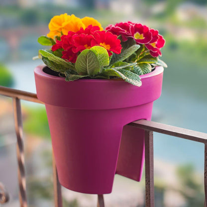 Balcony Flower Pot Holder – Durable 2 pc set – detail view