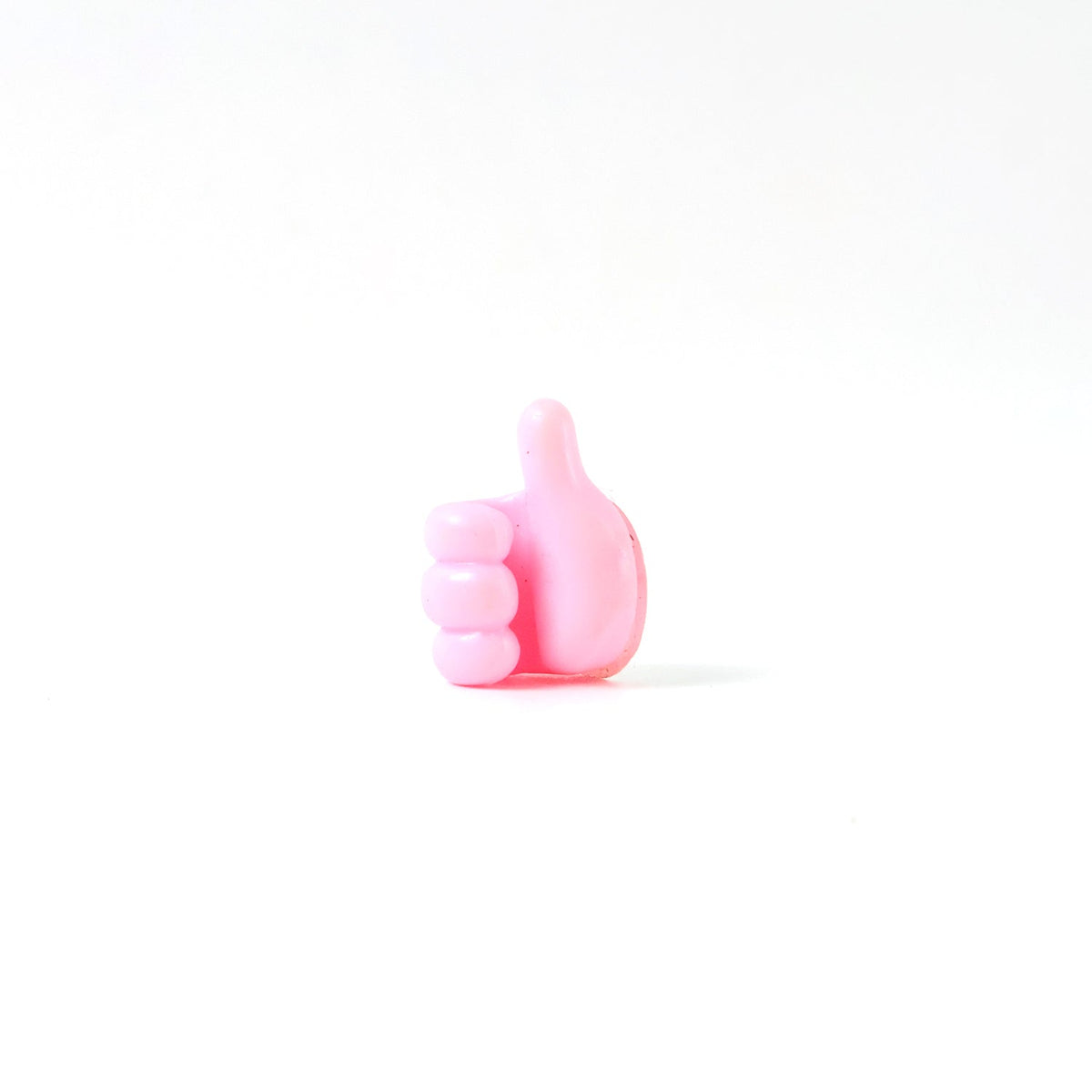 Hand-Shaped Wall Clip Holder – Pink Silicone Cable Organizer – alternate view