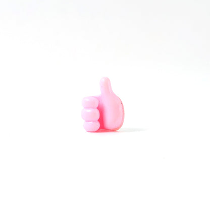 Hand-Shaped Wall Clip Holder – Pink Silicone Cable Organizer – alternate view