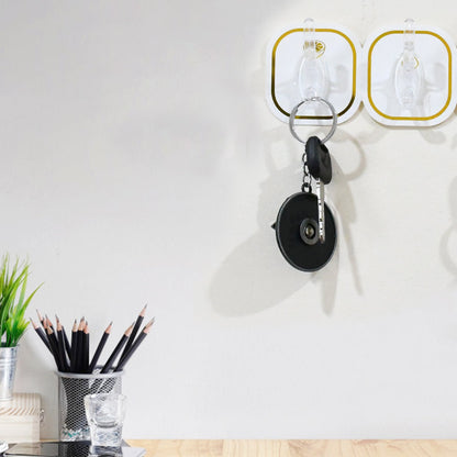 Transparent Adhesive Hooks (6 Pcs) – Strong & Reusable – detail view