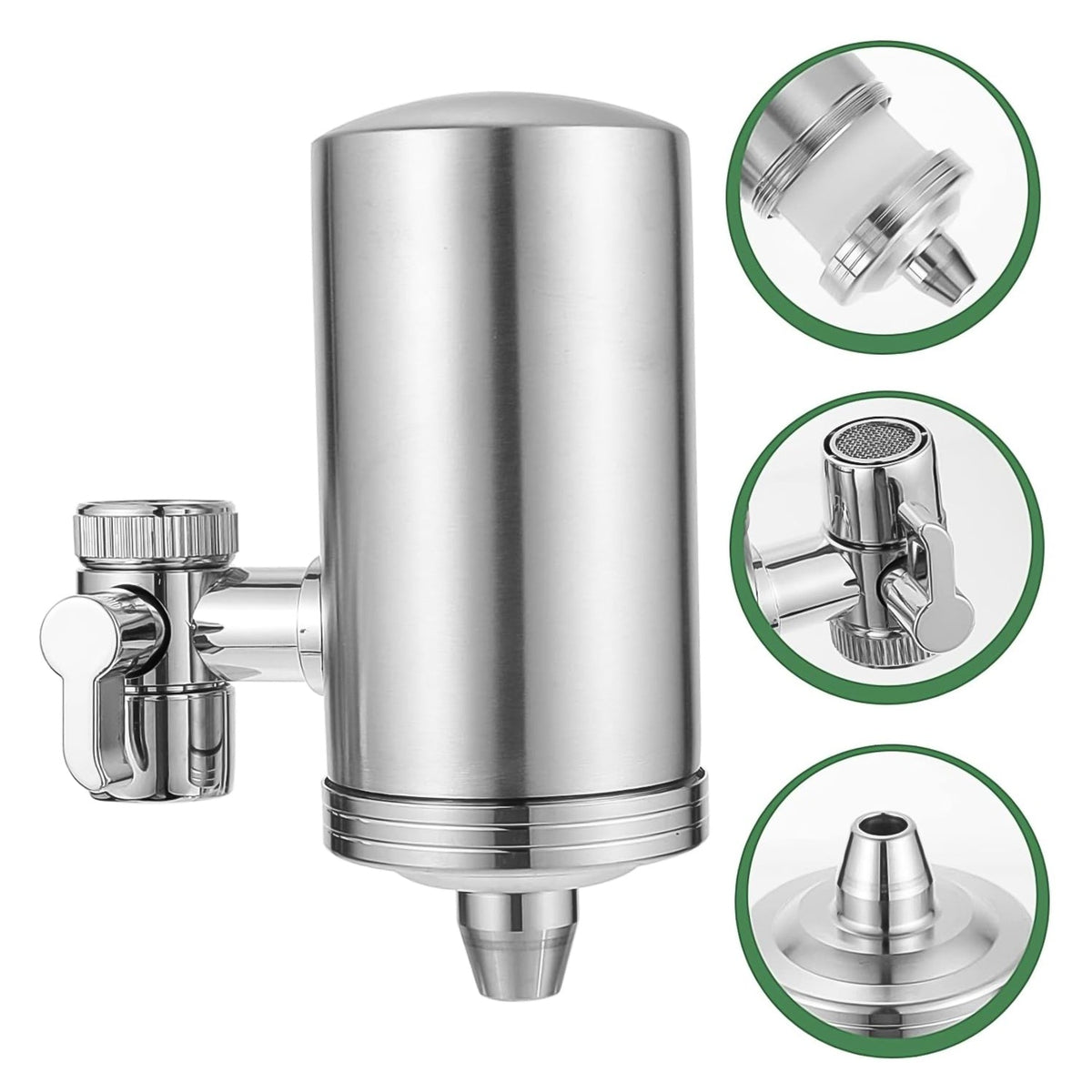 Faucet Water Filter – SS Purifier for Clean Tap Water – close-up