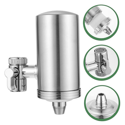 Faucet Water Filter – SS Purifier for Clean Tap Water – close-up