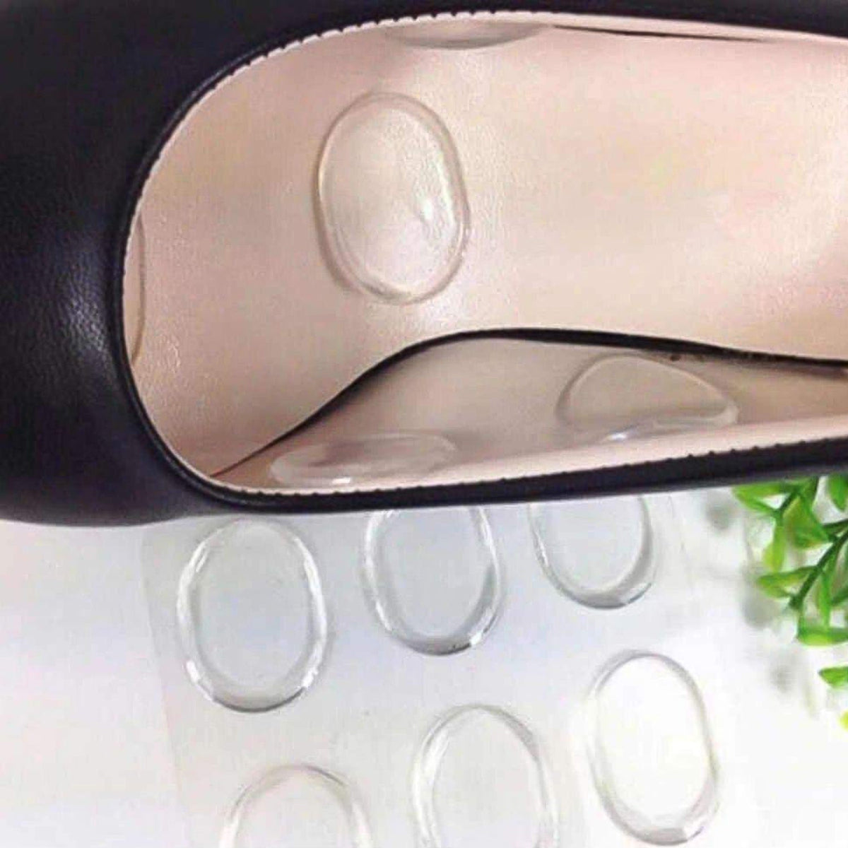 Silicone Shoe Insoles Heel Pads – 6 pc Cushion set – alternate view