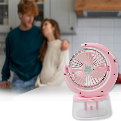 Portable Humidifying Fan – LED Light & USB – view 7