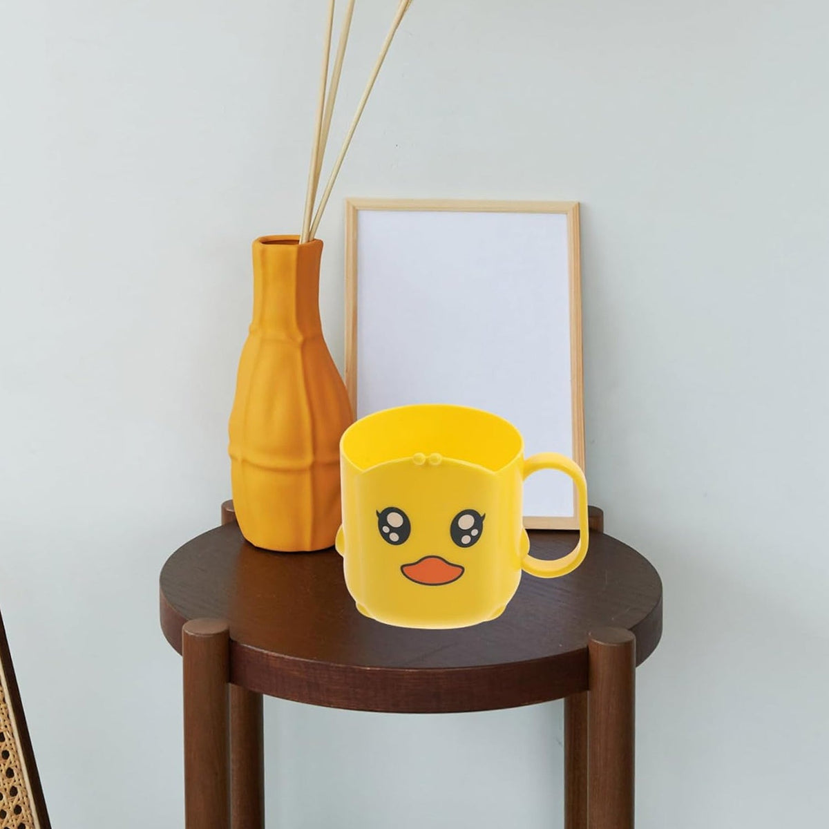 Cartoon Plastic Toothbrush Cup – Durable & Lightweight – close-up
