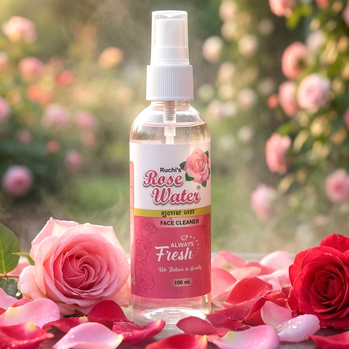 Rose Water Face Mist – Hydrating & Refreshing Skin Tonic – alternate view