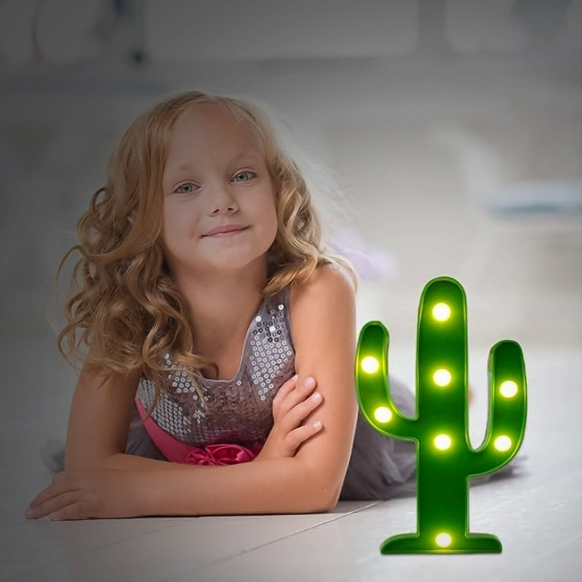 LED Cactus Lamp – Quirky Desk & Night Light – view 6