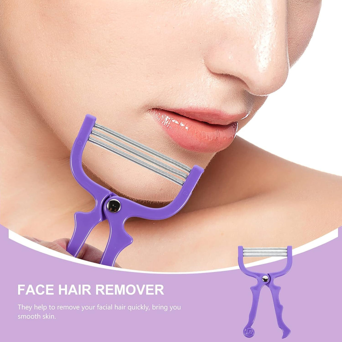 Facial Hair Remover Threading Tool – Precise & Portable – detail view