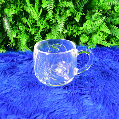 Premium Glass Drinkware Cup & Mugs set – (4 pc Set) – detail view