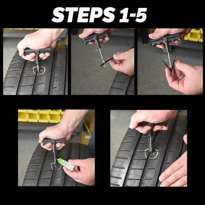 Tyre Repair Strips – Emergency Puncture Seal (5 Pcs) – detail view