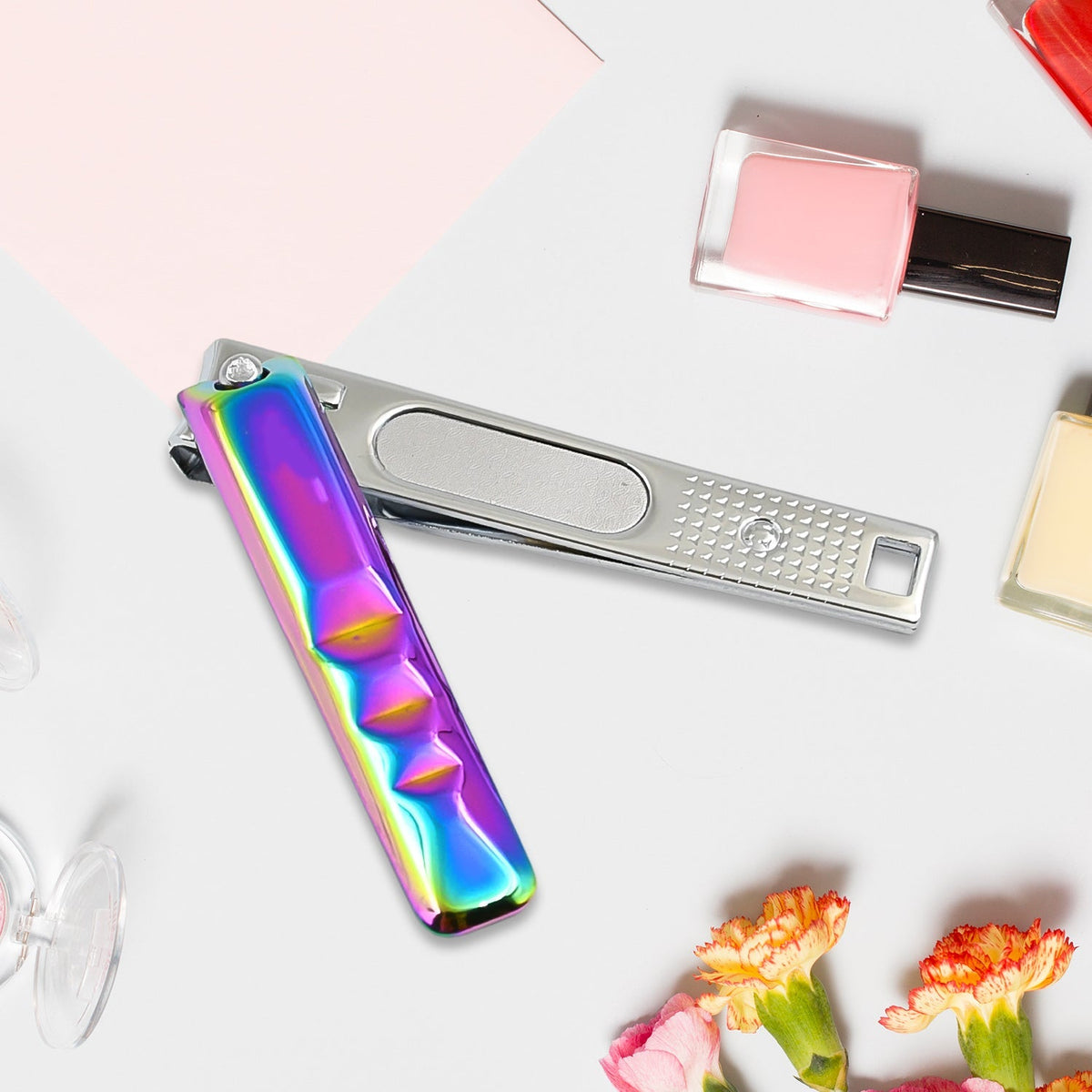 Folding Nail Clippers – Portable Stainless Steel with File – view 7