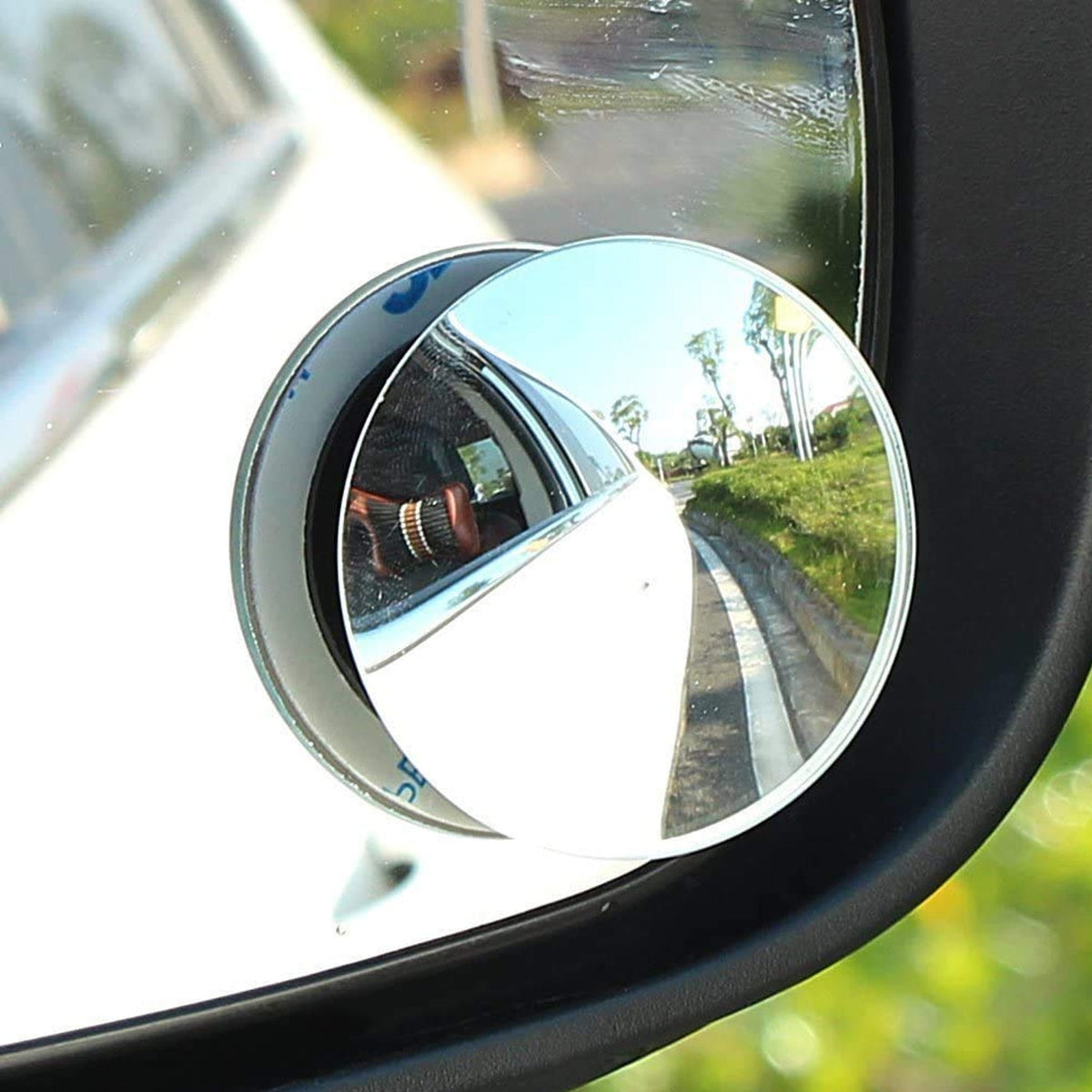 Blind Spot Mirror – Wide Angle Adjustable Convex (2 Pcs)
