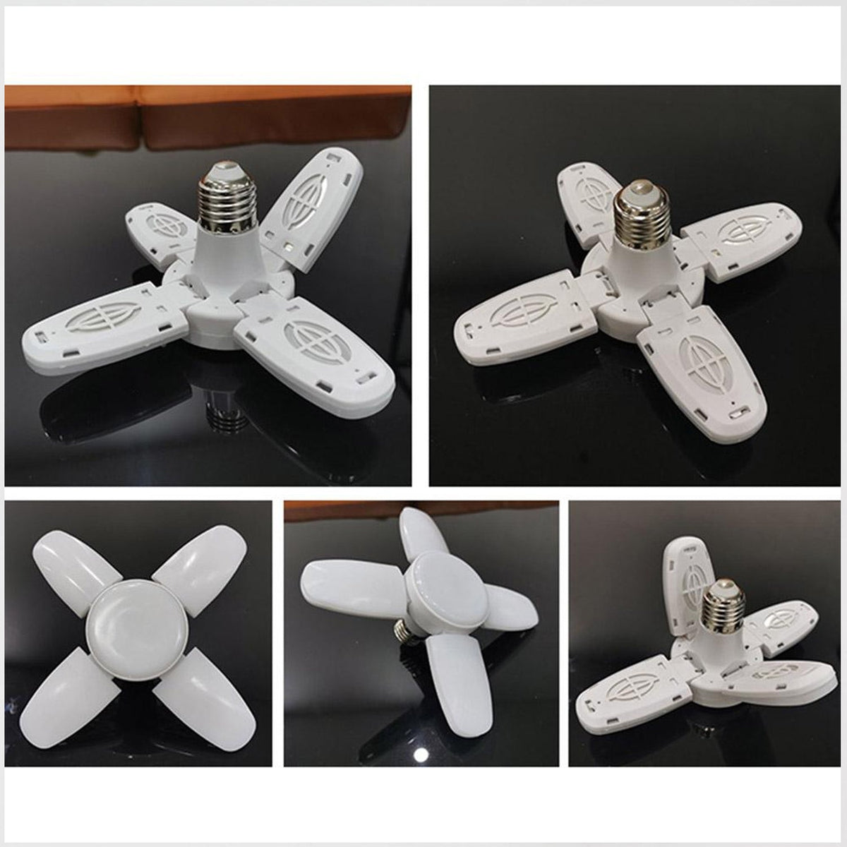 Foldable LED Fan Blade Bulb – Energy Efficient 28V – view 6