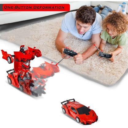 Robot Car Toy – 2-in-1 Transforming RC Car for Kids – detail view