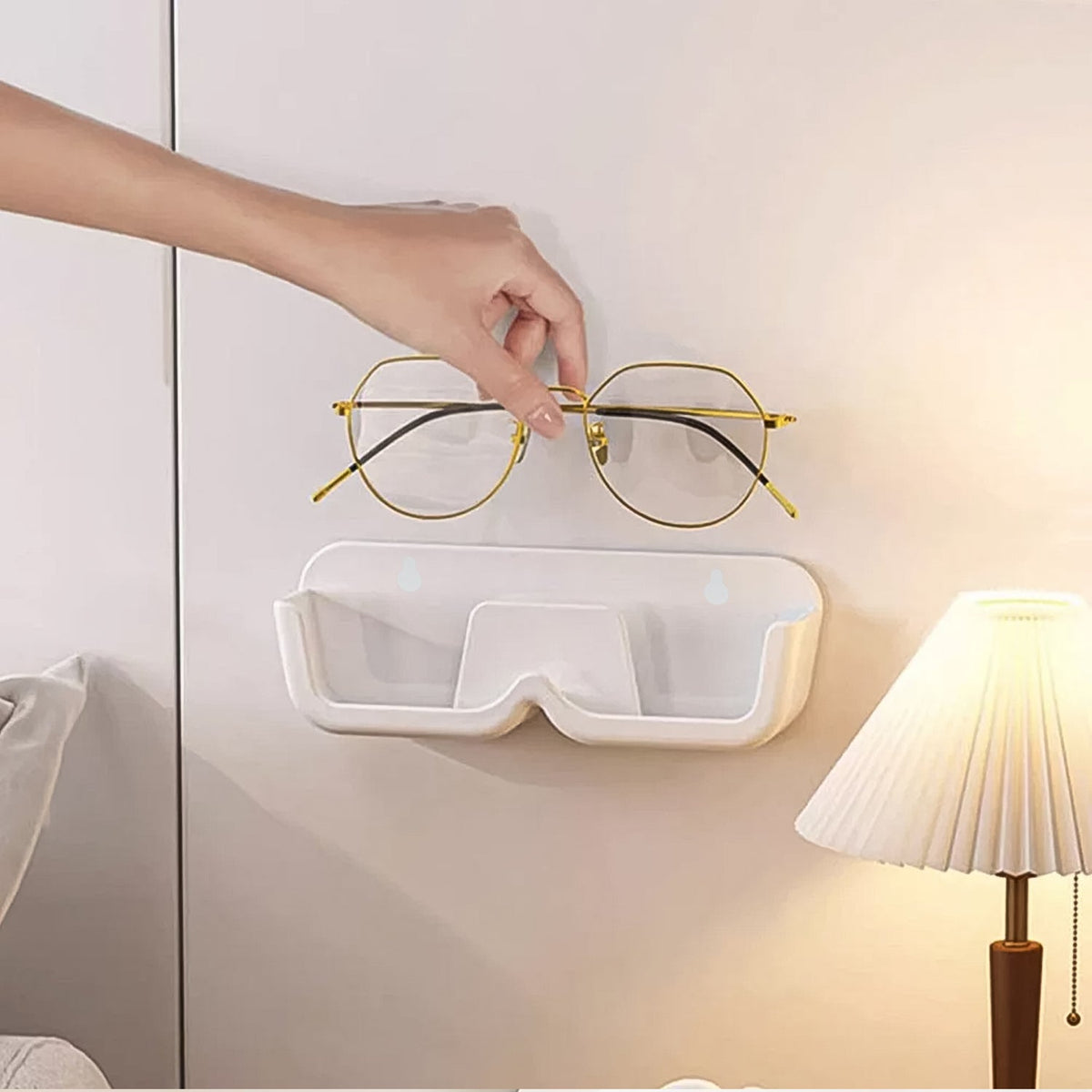 Wall Mount Sunglass Holder – Adhesive Space-Saving – view 6