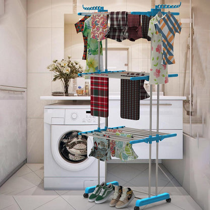Cloth Drying Stand – 3-Layer Foldable Stainless Steel – view 6