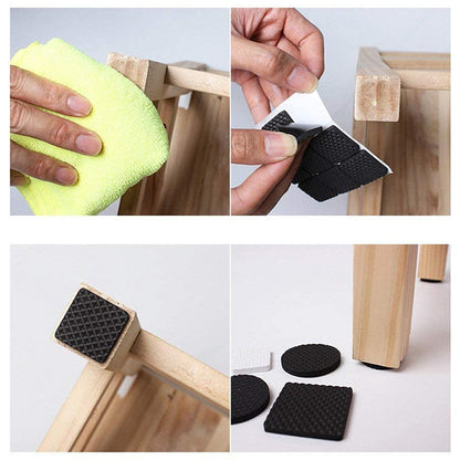 Self-Adhesive Furniture Pads – Square Floor Protectors (18 – view 6