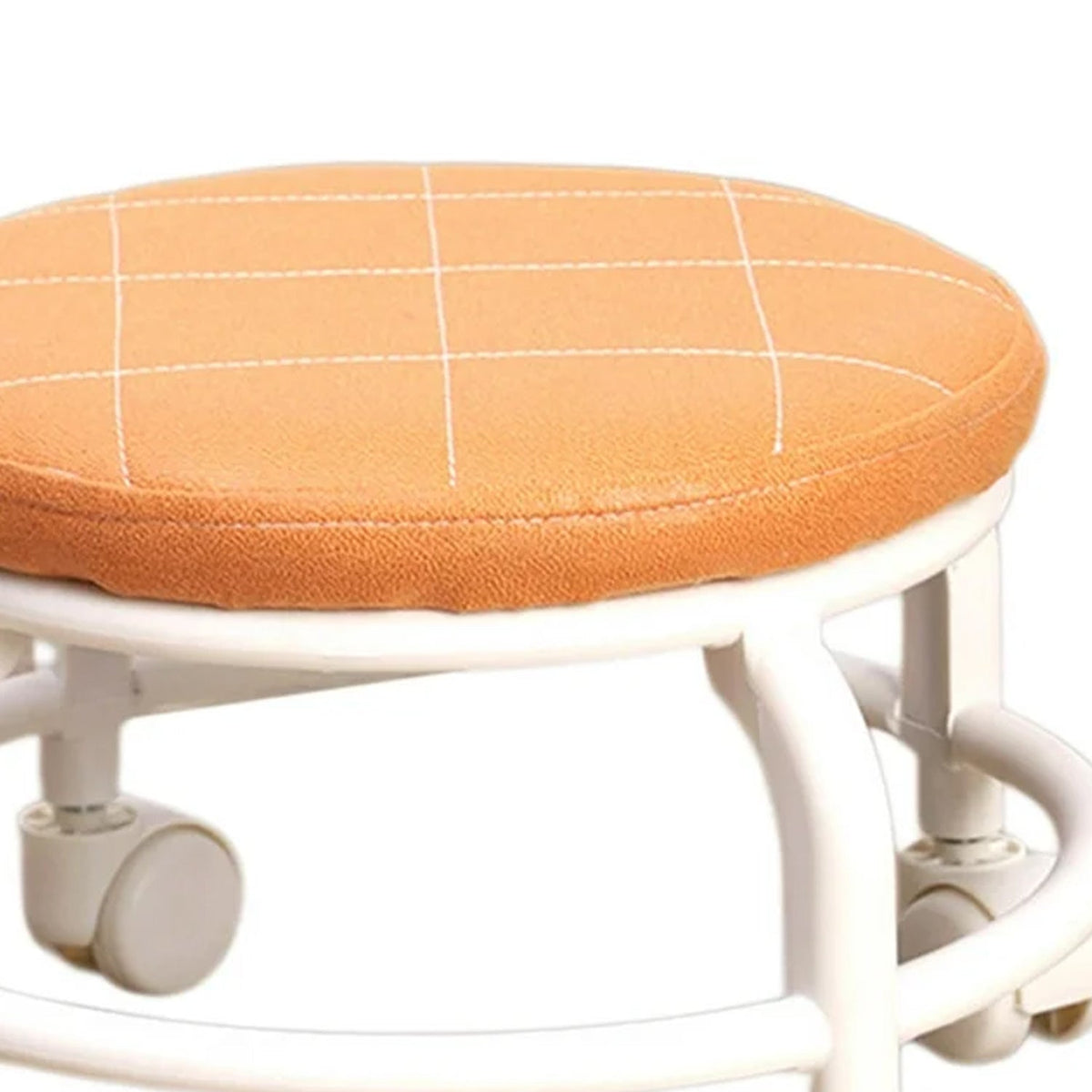 Low Height Rolling Stool – Multifunctional Plastic Seat – view 6