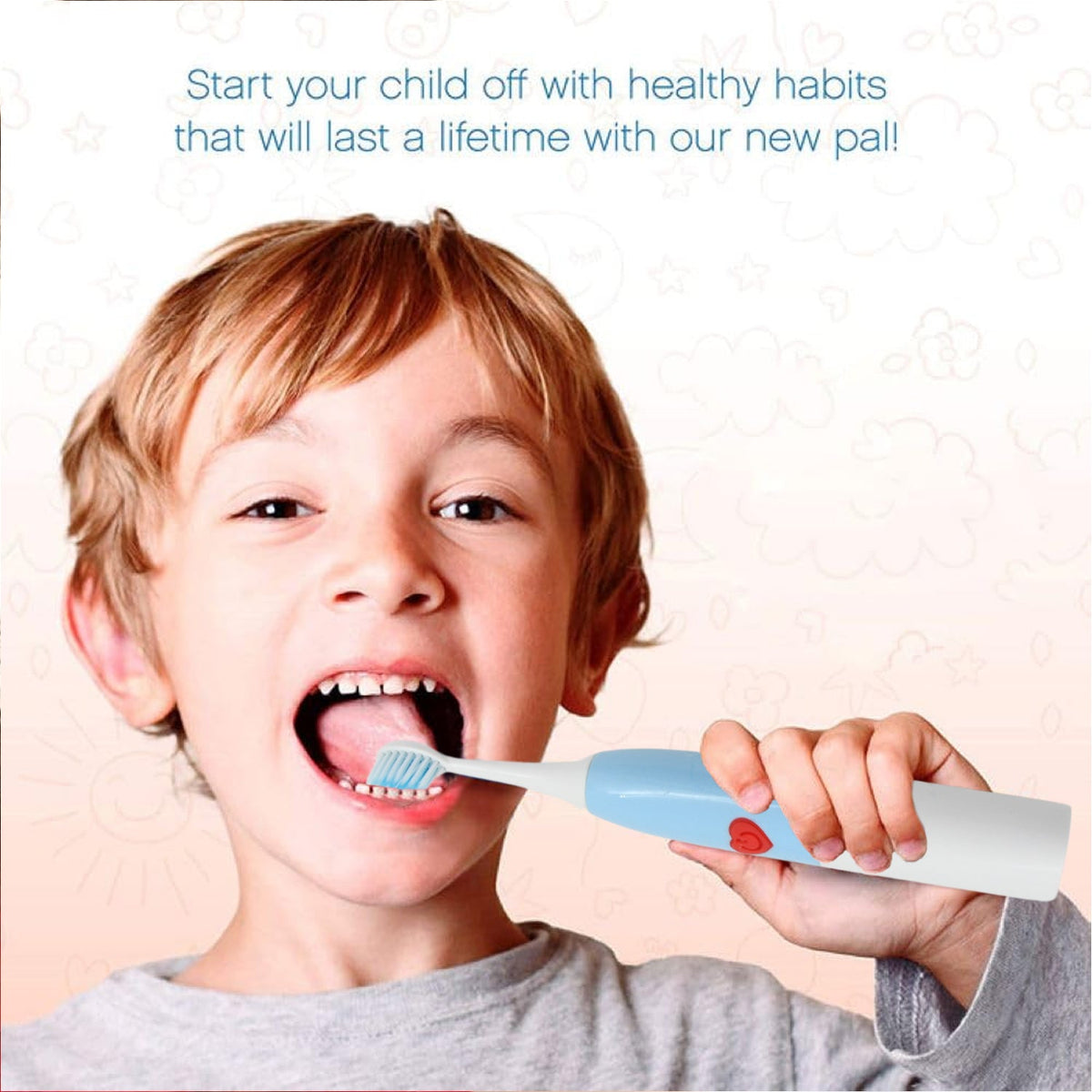 Battery-Operated Electric Toothbrush – Portable Dental Care – close-up