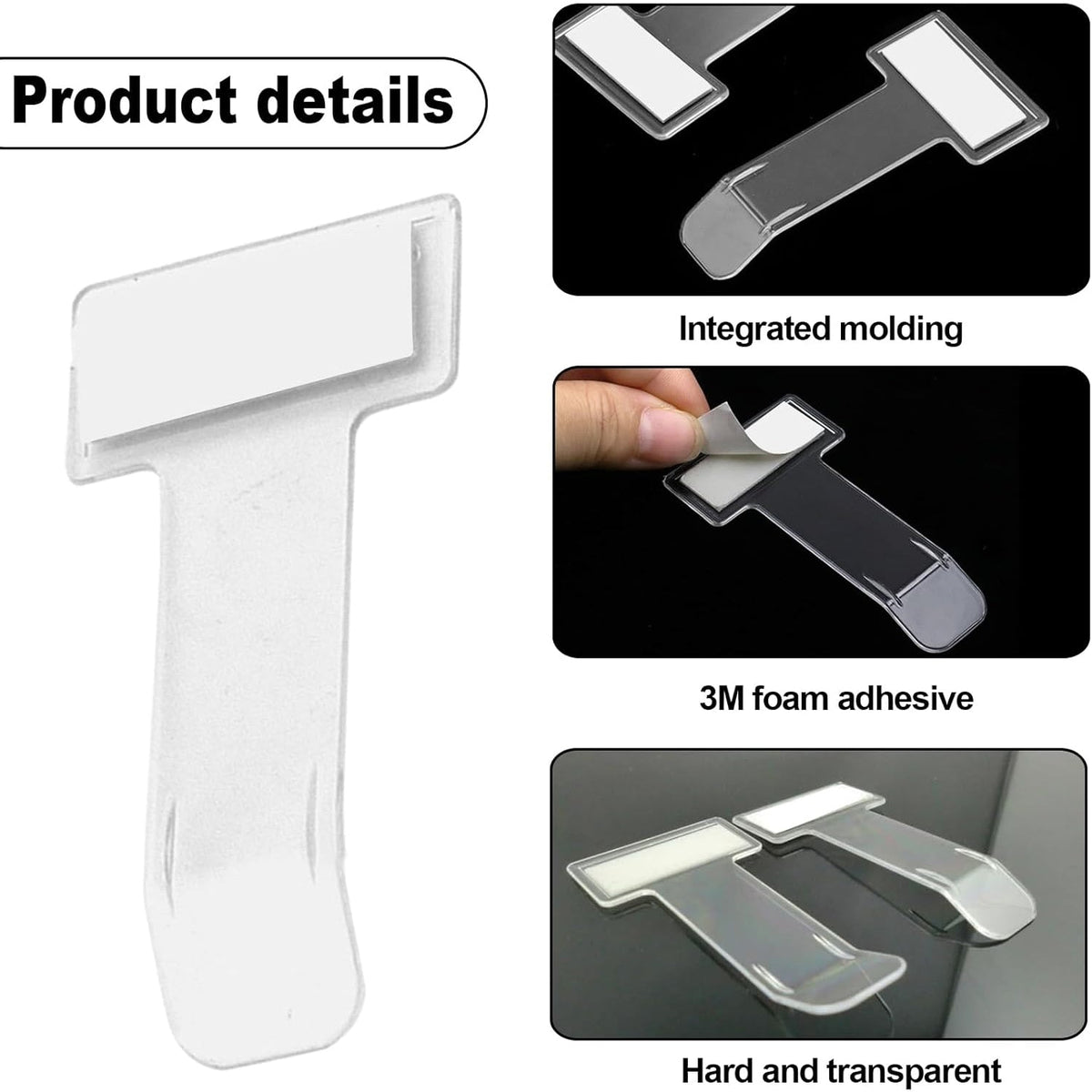 Fastag Holder for Car – Transparent Windscreen Card Stand – view 8
