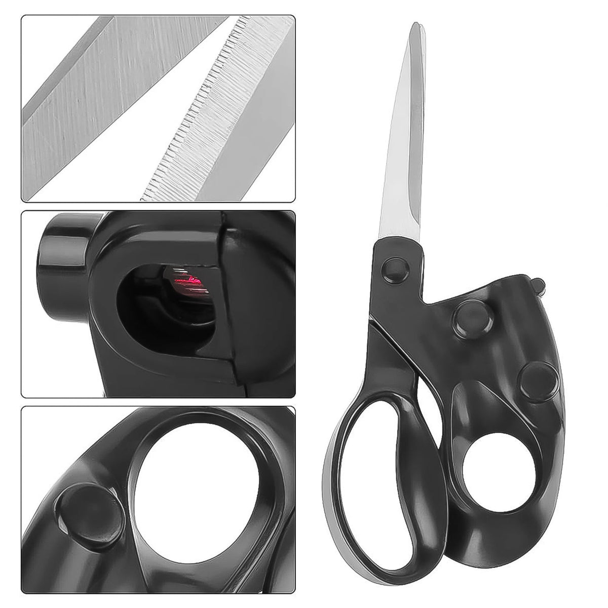 Laser Guided Scissors – Precision Fabric & Craft Cuts – close-up