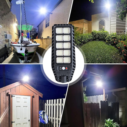 Solar LED Street Light – High-Powered Motion Sensor – detail view
