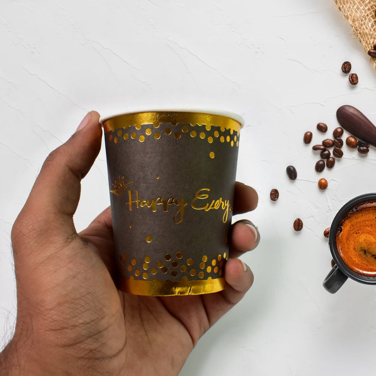 Disposable Paper Cups – Mixed Colour 3 pcs set – view 6