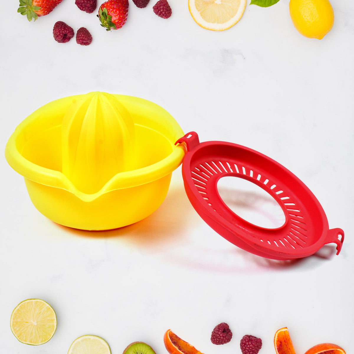Orange Hand Press Juicer – Durable & Easy Clean – view 9