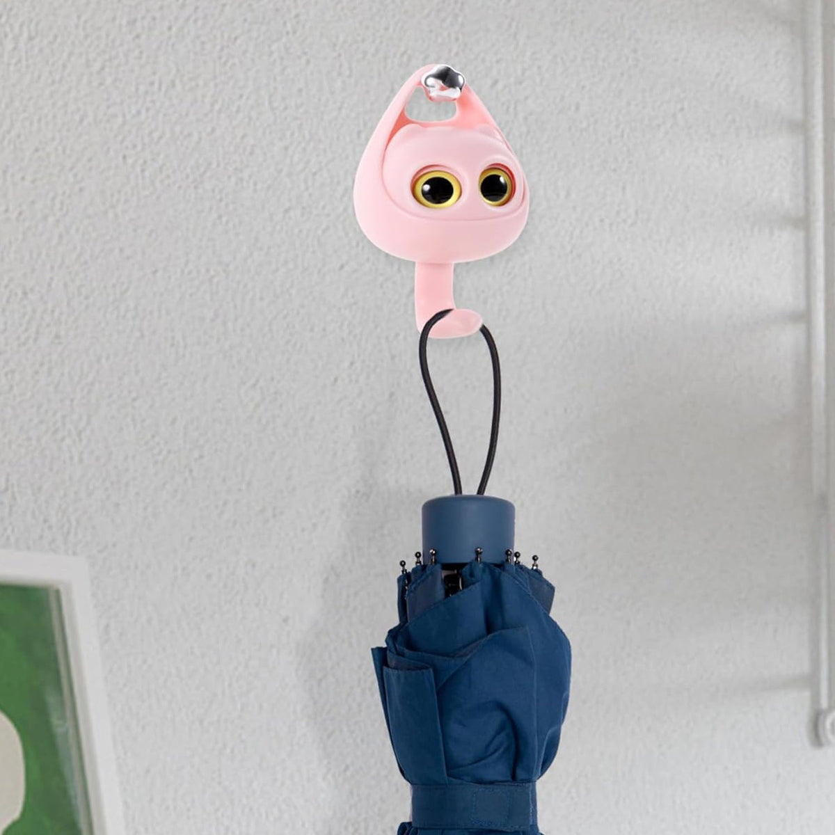 Adhesive Coat Hook – Cute Wink Cat Design, No Drill – view 6