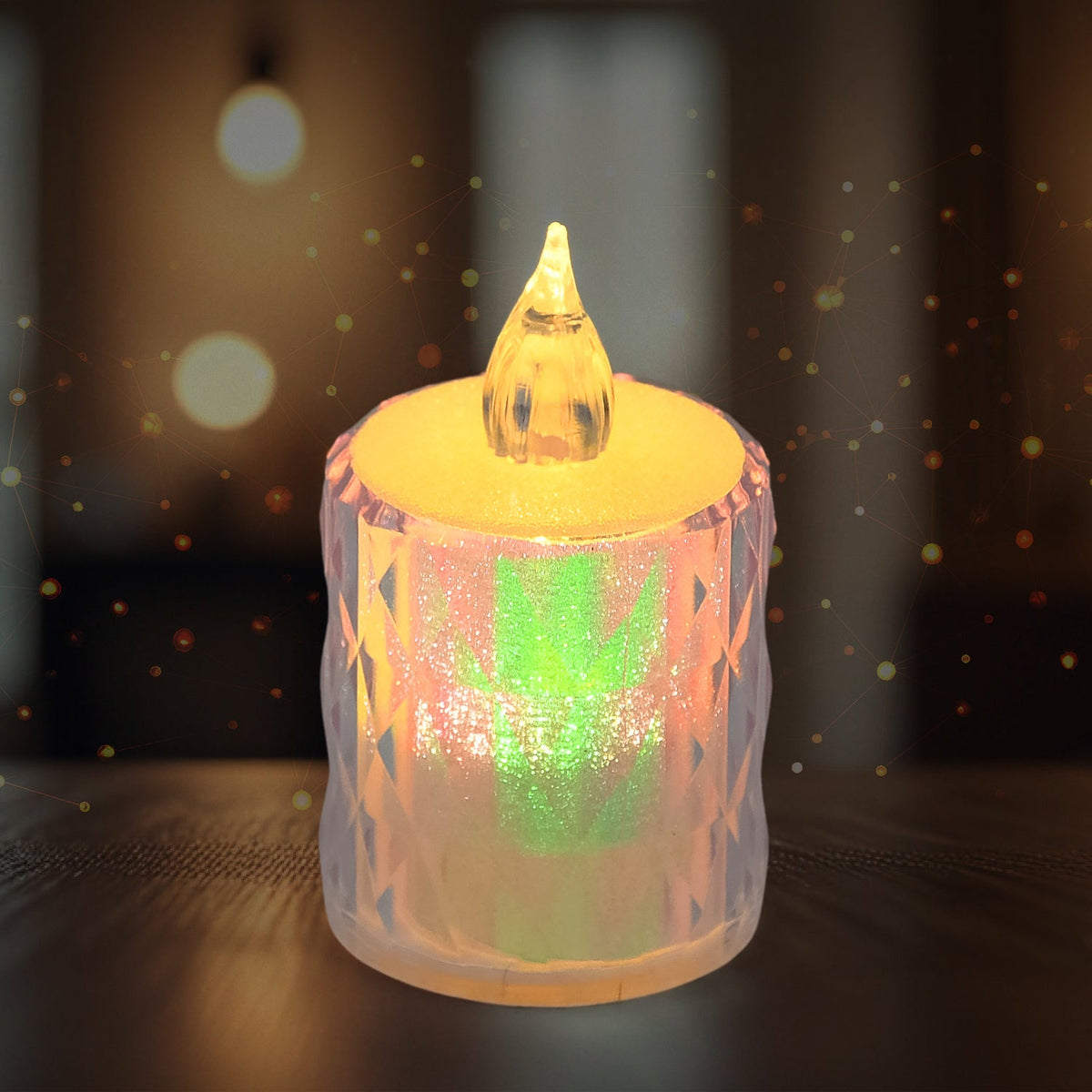 LED Tealight Candles 12 Pack – Flameless Diwali Decor – view 6