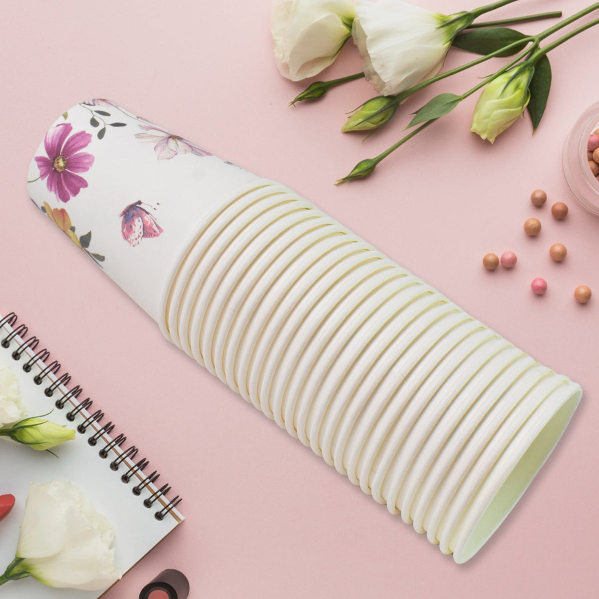 Disposable Paper Cups – Mixed Design 24 pcs – view 6