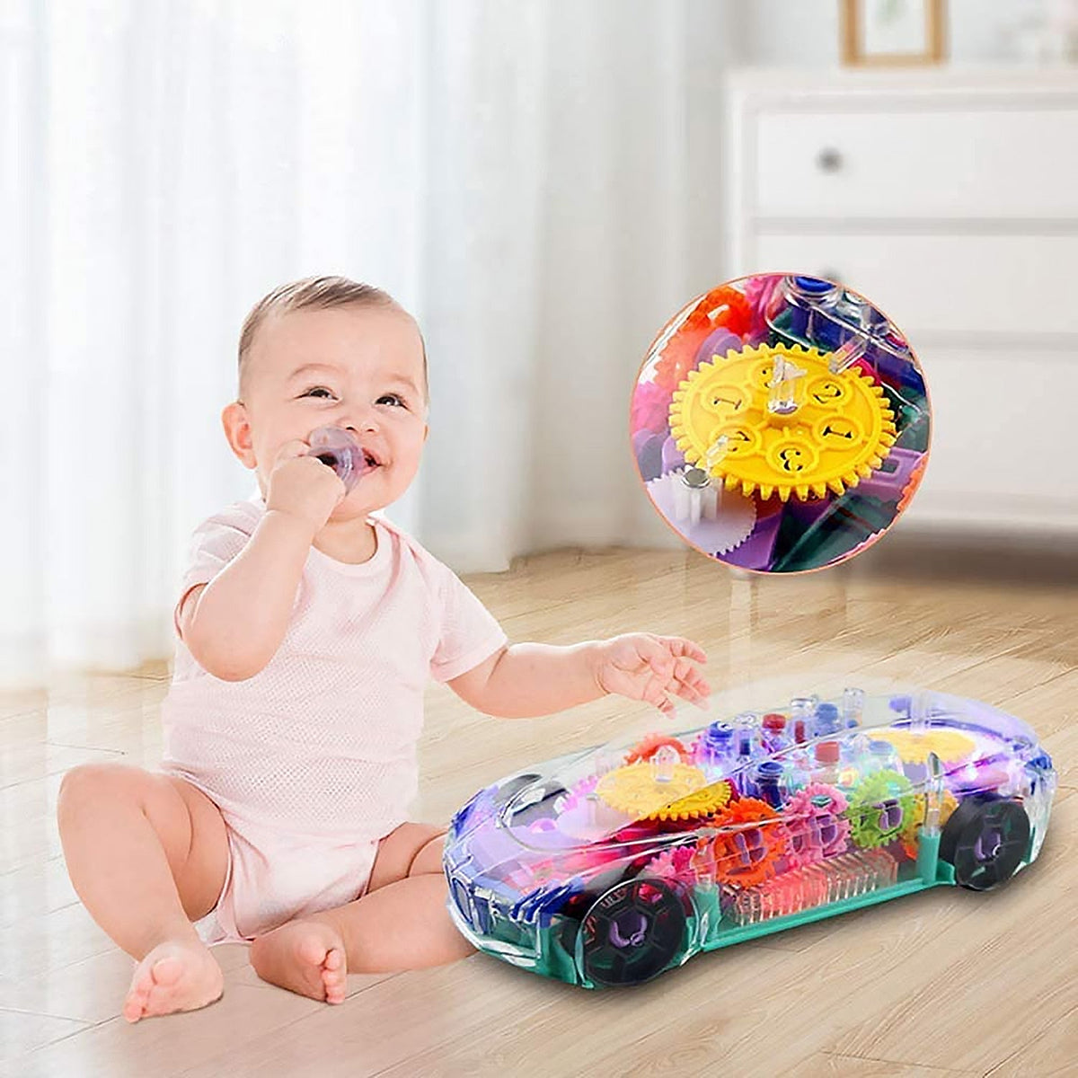 Gear Car Toy – Transparent, Musical & 3D Lights for Kids – view 7