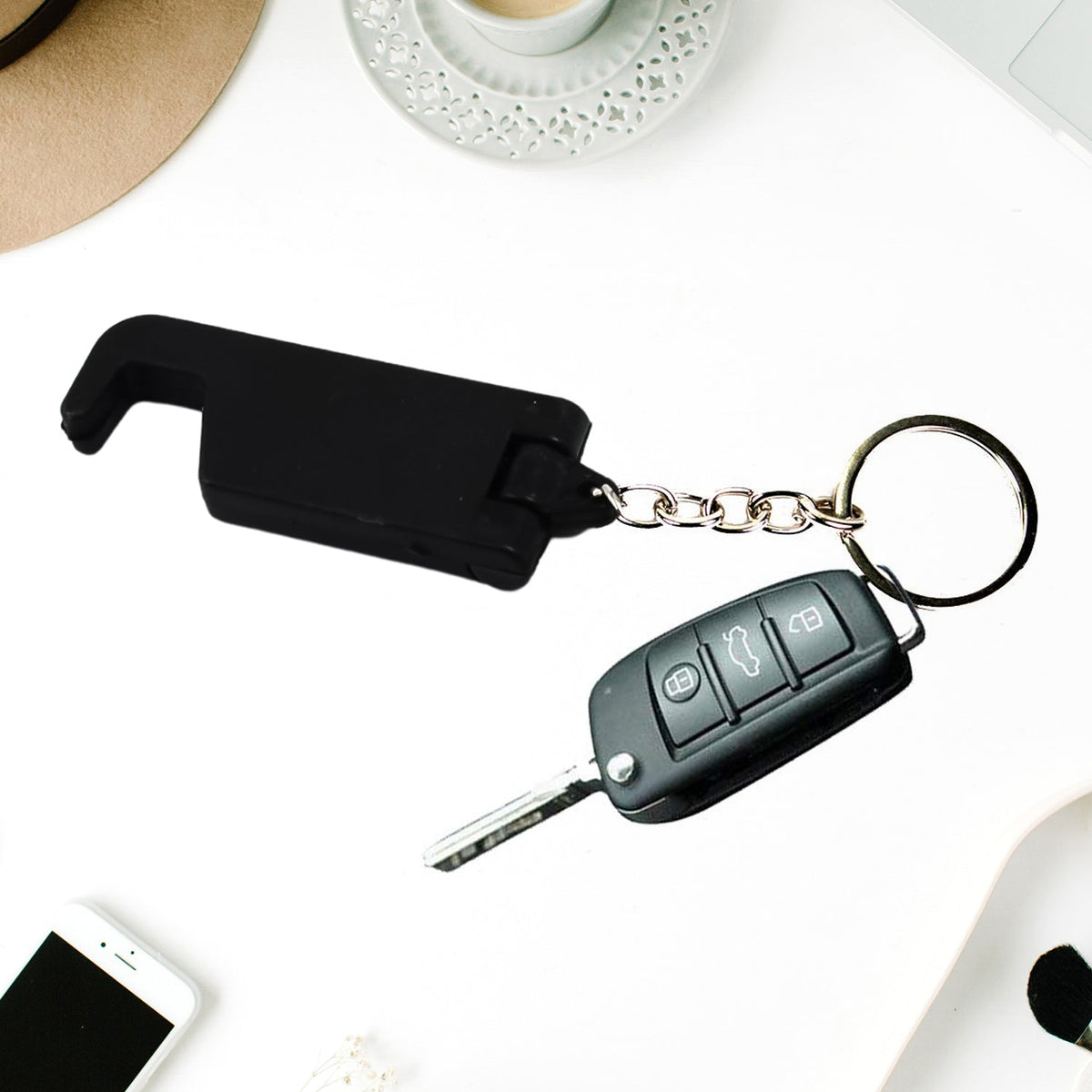 Keychain Mobile Stand – 2-in-1 Phone Holder – view 6