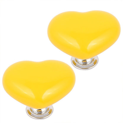 Heart-Shaped Knob – Versatile ABS Handle – close-up