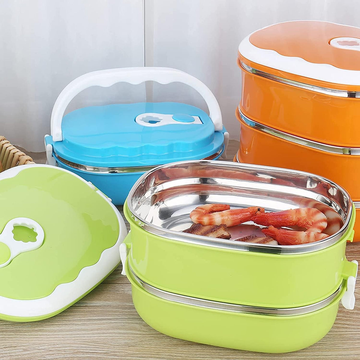 Insulated Stainless Steel Lunch Box – Thermal & Leakproof – view 6