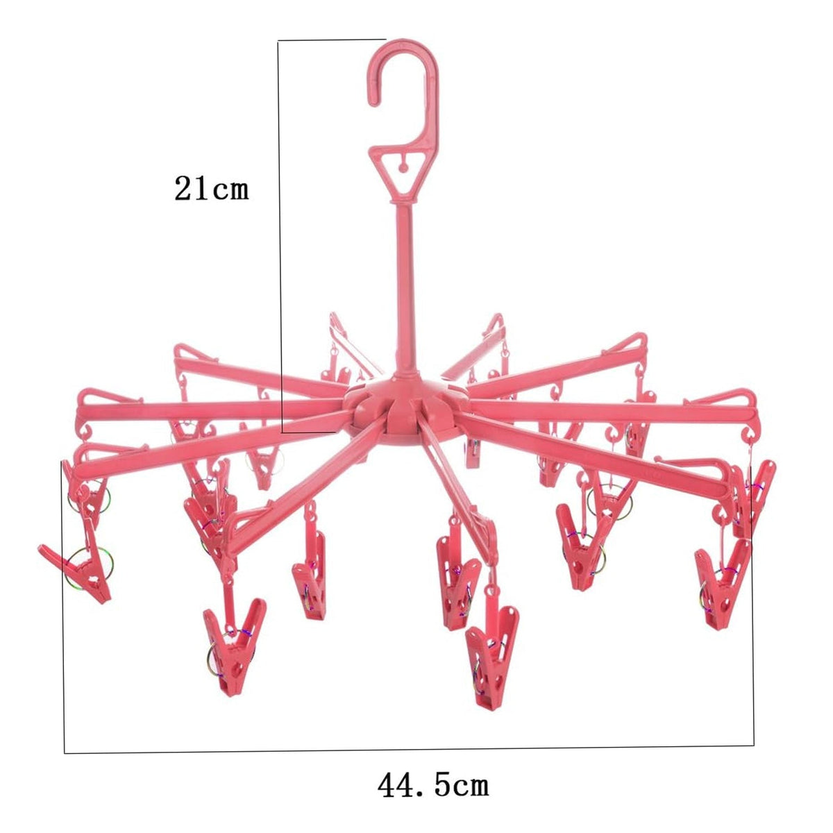 Foldable Clothes Drying Rack – 16 Clip Hanger for Delicates – alternate view