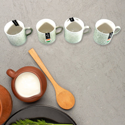 Ceramic Snack & Tea set – 6-Piece Serving – detail view