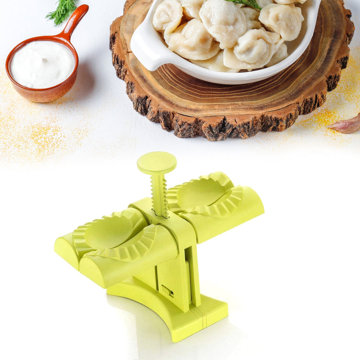 Dumpling Maker Mold – Double Head Easy Press Tool – view 8