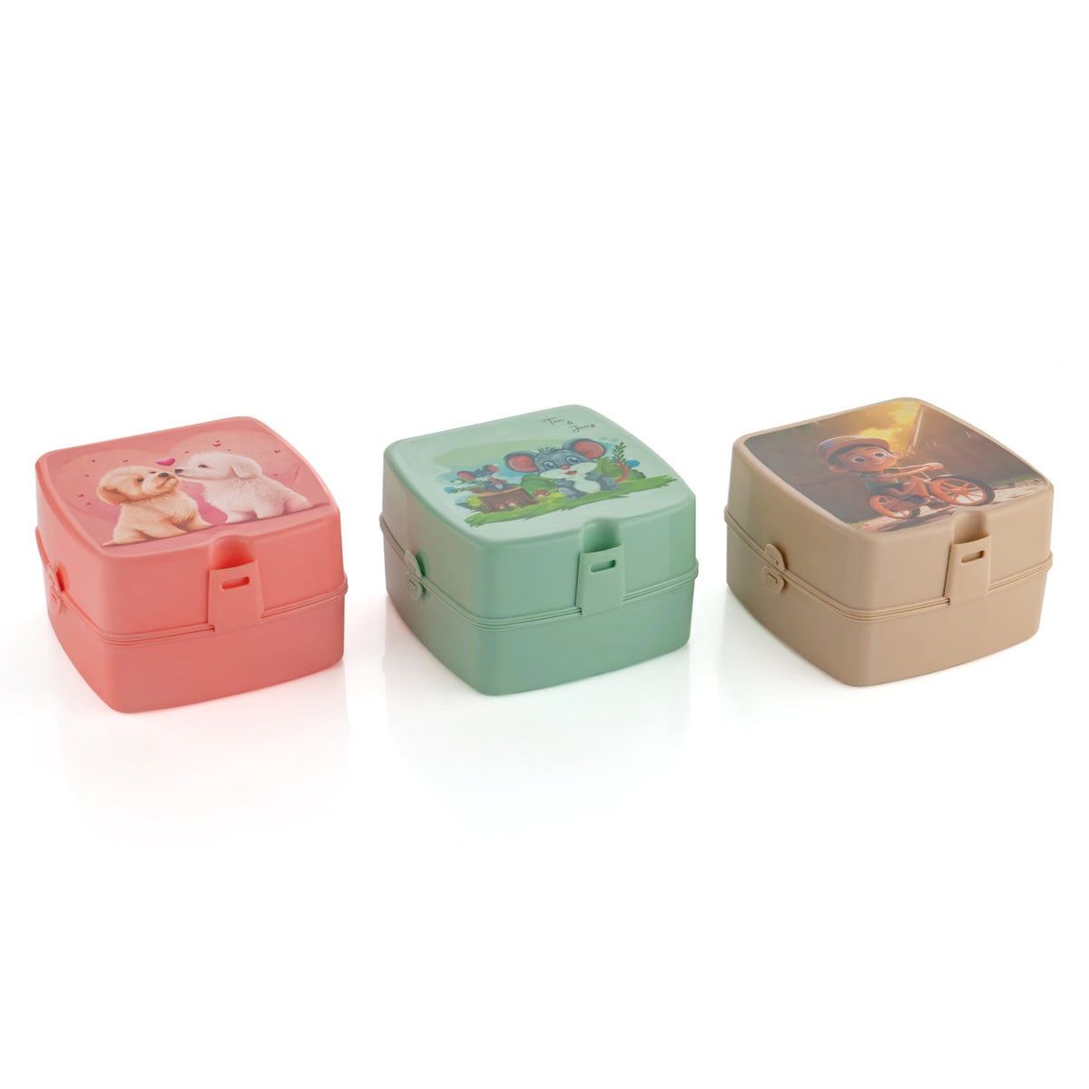 Double Layer Lunch Box – 4-Compartment Tiffin – view 6