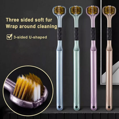 3-Sided Toothbrush – Soft Bristle set for Complete Oral Care – view 6