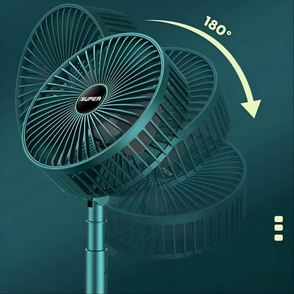Portable Desktop Fan – Adjustable, Silent, Foldable – detail view