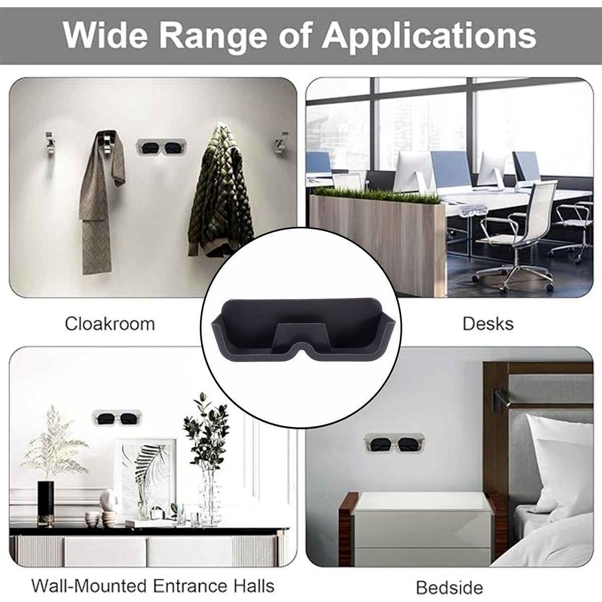 Wall Mounted Sunglasses Holder – Durable ABS & Easy Install – view 7