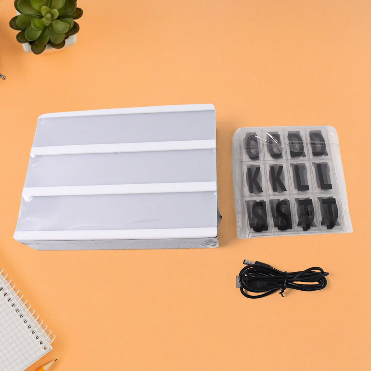 Cinematic Light Box – Mini A6 LED Message Board with Letters – view 6