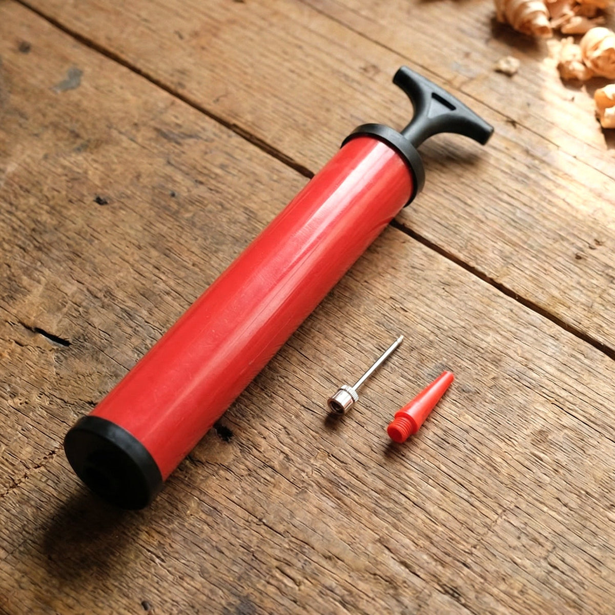 Ball Pump – 28 cm Plastic Hand Pump for Sports – detail view