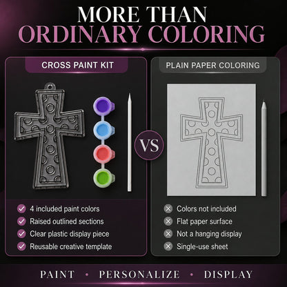 Acrylic Paint by Number Kit for Adults – 4 Colors – detail view