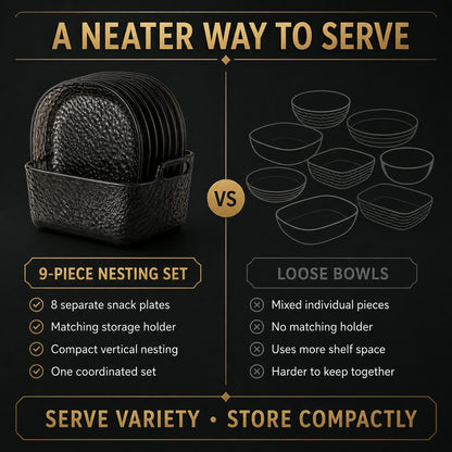 9 in 1 Snack Serving Plates – Multipurpose Organizer – view 7