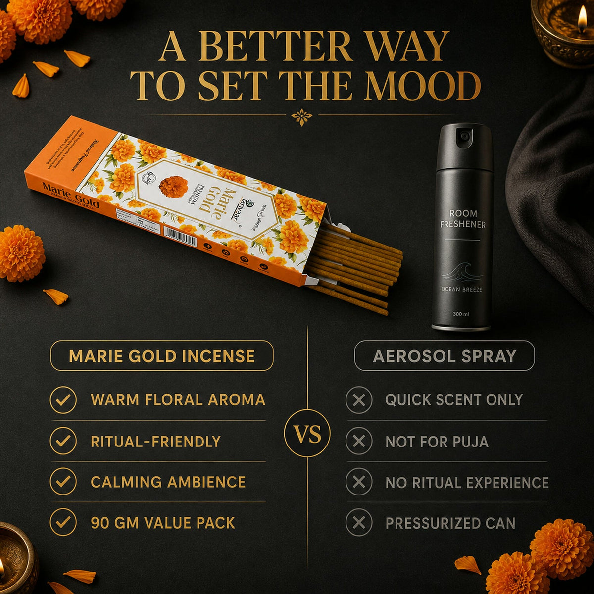 Agarbatti Sticks – Mixed Floral Fragrance, 90 GM – view 8