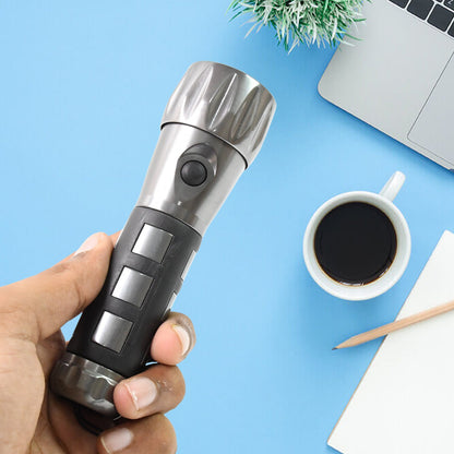 LED Hand Torch – Aluminium, Rubber Grip – view 7