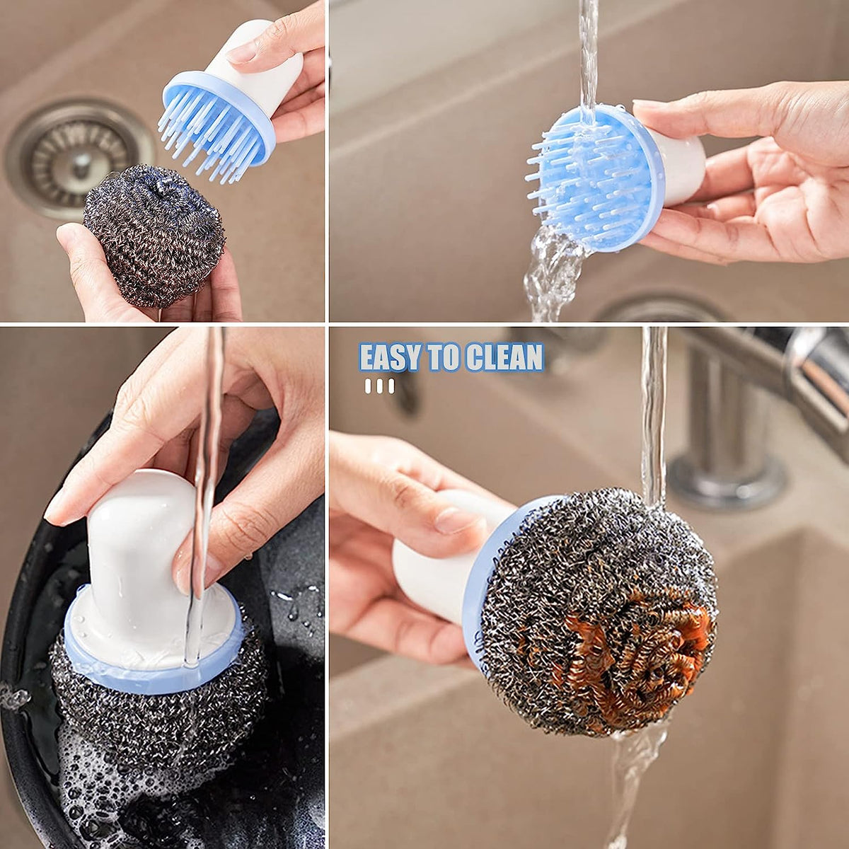 Dish Cleaning Brush – Multifunctional Palm Scrubber – view 7